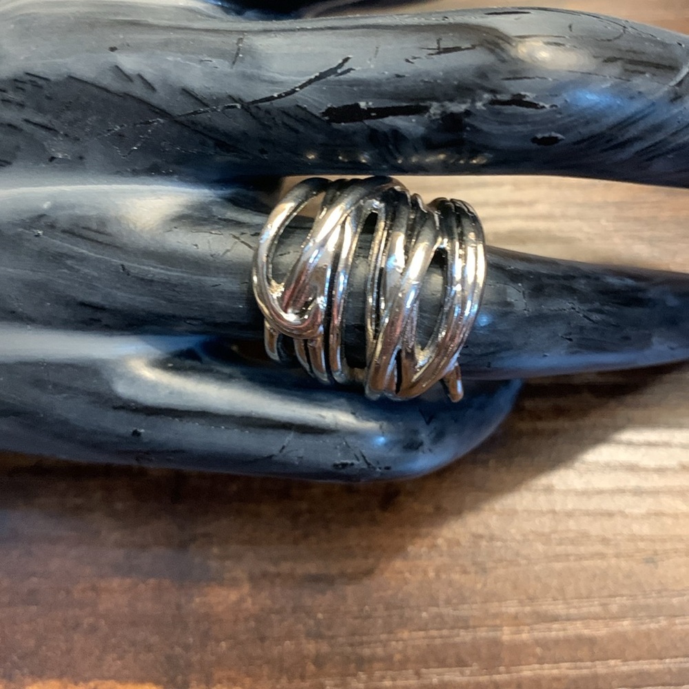 Silver Multi-Band Ring - Picture 2 of 5
